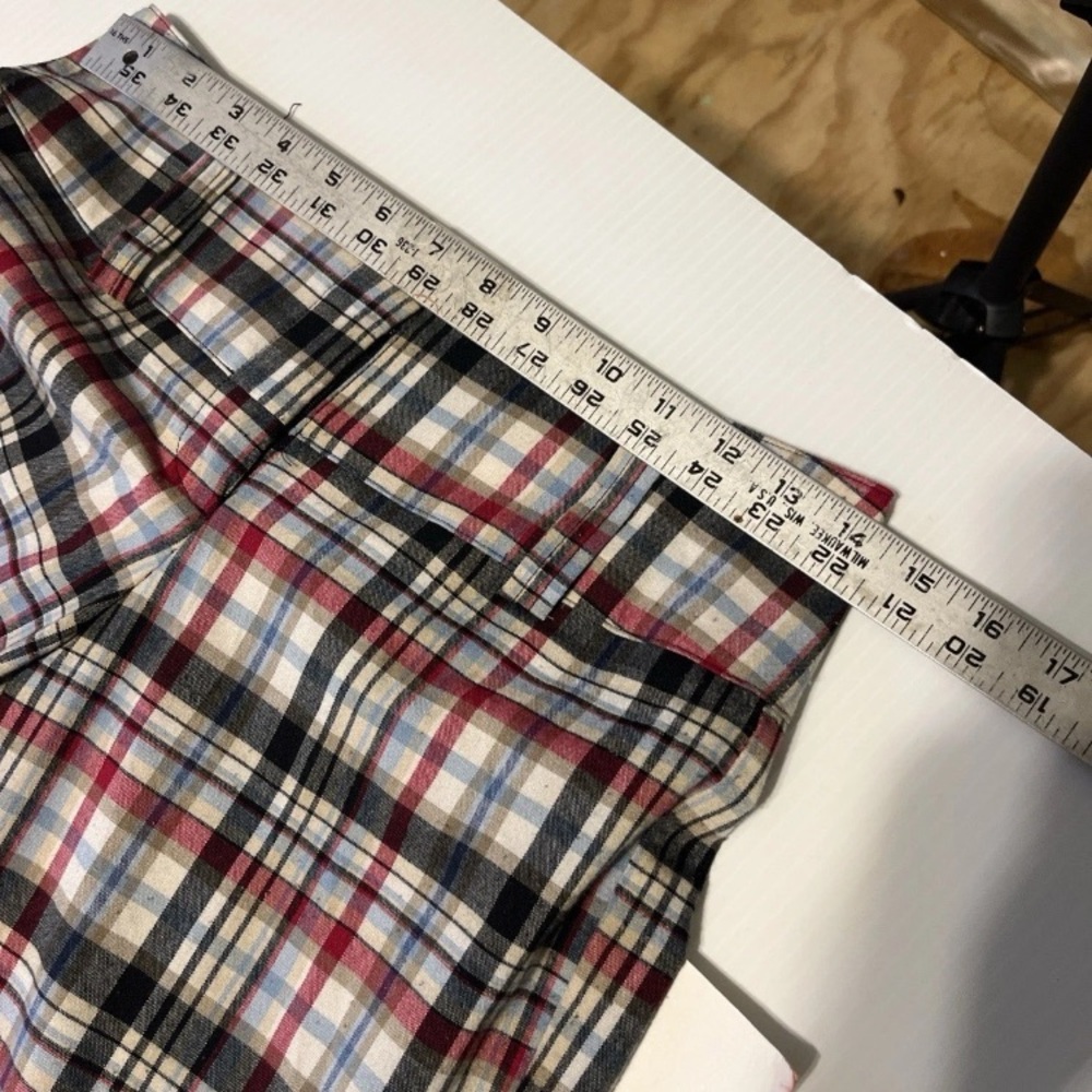 Tracy Evans Checkered Wide-Leg Pants - Red, Black, Cream - Picture 3 of 6